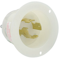 Product Image of 30A, 347/600 Vol, Flanged Inlet Locking Receptacle, Industrial Grade