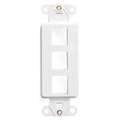 Product Image of Quickport, Decora Insert, 3-port (White)