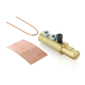 Product Image of 16 Series Male Plug, Contact & Insulator, Cam-type, Detachable, #2, 2/0 Awg, 300A Max, Taper Nose, Type 3r When Mated (Clear)