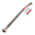 Product Image of 12" Braided Stainless Steel Hose Faucet Supply Connector (1/2 x 1/2" FIP)