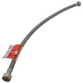 Product Image of 20" Braided Stainless Steel Hose Faucet Supply Connector (1/2" x 1/2" FIP)