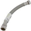 Product Image of 3/4" FIP x 3/4" Compression No-Burst Braided Hose Water Heater Connector (12" Length)
