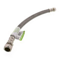 Product Image of 3/4" FIP x 3/4" Compression No-Burst Braided Hose Water Heater Connector (18" Length)