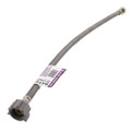 Product Image of 20" Braided Stainless Steel Toilet Supply Connector (1/2" FIP x 7/8" Ballcock)