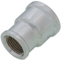 1/2" x 3/8" Chrome Plated Bronze Coupling (Lead Free)