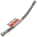 Product Image of 12" Braided Stainless Steel Hose Faucet Supply Connector (3/8" x 3/8" Compression)