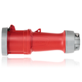 Product Image of 100A, 480V 3-Phase, 3P, 4W, LEV Series IEC 60309-1 & 60309-2 Pin & Sleeve Connector, IP66/IP67/IP68/IP69K, Watertight, Red