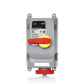 Product Image of 30A, 277/480V 3-Phase, 4P, 5W, LEV Series IEC 60309-1 & 60309-2 Pin & Sleeve Mechanical Interlock, IP66/IP67/IP68/IP69K, Watertight, Non-Fused, Red
