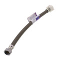 Product Image of 12" Polymer Coated Braided Hose Faucet Connector (1/2" FIP x 7/8" Ballcock)