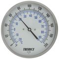 Product Image of B856, 5" Dial, 2-1/2" Adjustable Angle Bimetal Thermometer with Recal (0-Degree (F) to 200-Degree (F) & -20-Degree (C) to 95-Degree (C))