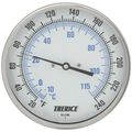 Product Image of B856, 5" Dial, 4" Adjustable Angle Bimetal Thermometer with Recal (20-Degree (F) to 240-Degree (F) & -10-Degree (C) to 115-Degree (C))