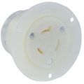 Product Image of 20A, 277V Flanged Outlet Locking Receptacle, Industrial Grade