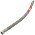 Product Image of B8F12 12" Braided Stainless Steel Hose Faucet Connector (3/8" x 3/8" Compression Thread)