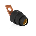 Product Image of 18 Series Terminal Connector, Offset, Female, 400A Max, 600V Bus Bar Mount Termination, #2-4/0 Cable Range (Black)