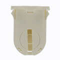 Product Image of Fluorescent Lampholder, T8/t12 (g13 Base) Medium Bi-pin, Medium Height, Snap-in (White)