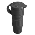 Product Image of 20A, 125V NEMA 5-20R, 2P, 3W, Connector, Straight Blade, Corrosion Resistant, Grounding, Wetguard- BLACK