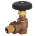 Product Image of 1/2" (FIP x Male Union) Steam Angle Radiator Valve, BARVY-0500