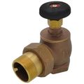 Product Image of 1-1/2" (FIP x Male Union) Steam Angle Radiator Valve, BARVY-1500