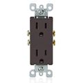 Product Image of 15A Decora Duplex Outlet/receptacle, Grounding (Brown)