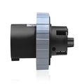 Product Image of 100A, 347/600V 3-Phase WYE, 4P, 5W, Inlet North American Pin & Sleeve Inlet, IP67, Watertight (Black)