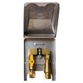 Product Image of BBQ Gas Outlet with 1/2" NPT Inlet x 1/2" Quick Disconnect Outlet