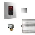 Product Image of Basic Butler Steam Shower Control Package with iTempo Control and Aroma Designer SteamHead in Square Polished Chrome