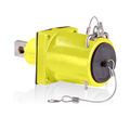 Product Image of Rhino-Hide Single Pole Male Receptacle Single Hole Bus Bar, 313MCM-777MCM Cable, 1000V 1135A Max (Yellow)