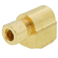 Product Image of 3/8" OD x 1/2" FIP Brass Compression Elbow, Lead Free