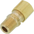 Product Image of 1/4" OD x 1/8" MIP Brass Compression Connector, Lead Free