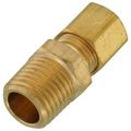 Product Image of 1/4" OD x 1/4" MIP Brass Compression Connector, Lead Free