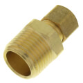 Product Image of 3/8" OD x 1/2" MIP Brass Compression Connector, Lead Free