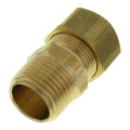Product Image of 5/8" OD x 1/2" MIP Brass Compression Connector, Lead Free