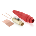 Product Image of 18 Series Cam-Type Female Detachable Plug, Ball Nose, 2/0 4/0 AWG, 400A Max (Red)