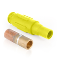 Product Image of 22 Series Plug, Female, 690A Max, 600V Crimp Tube Termination, 500-750 MCM Cable Range (Yellow)