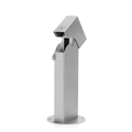 Product Image of 1-Gang 18" Stainless Steel Power Pedestal, Surface Mount, NEMA 3R, Lockable Hinged Top, Self-Closing Lid, Brushed, Stainless Steel