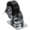 Product Image of Caster - 3" Plate, Swivel, with Brake, 411-043D