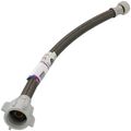 Product Image of 12" Polymer Coated Braided Hose Toilet Adapter (1/2" Flare x 7/8" Ballcock)