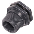 3" PVC Bulkhead Fitting w/ EPDM Gasket (Socket x Thread)