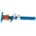 Product Image of Big Foot Bolts & Caps  5/16"-2.5" Blue Aluminum Toilet Bolts with Bolt Wedge and Hand-Tighten Caps