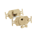 Product Image of Round Telephone Wallplate Insert, 6p4c Usoc, 110-type (Ivory)