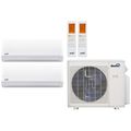 Product Image of 18,000 BTU, R454B, Improved Efficiency Ductless Dual Zone Heat Pump Package (9+9)