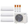 Product Image of 30,000 BTU, R454B, Improved Efficiency Ductless Three Zone Heat Pump Package (9+9+12)