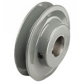 Product Image of 1 Groove Cast Iron Finished Bore Sheave w/ 1-1/8" Bore, 3.55" OD