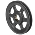 Product Image of 1 Groove Cast Iron Classical Gripbelt Sheave, 4L or A, 5L or B Belt, 7.25" OD