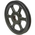 Product Image of 1 Groove Cast Iron BK Sheave, 4L, 5L, A or B Belt, 1" Fixed Bore, 8.25" OD