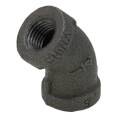 Product Image of 1/4" Black 45° Elbow