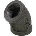 Product Image of 3/4" Black 45-Degree Elbow