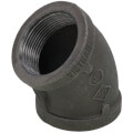 Product Image of 1-1/2" Black 45-Degree Elbow