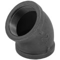 Product Image of 2-1/2" Black 45-Degree Elbow