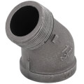 Product Image of 1-1/2" Black 45-Degree Street Elbow